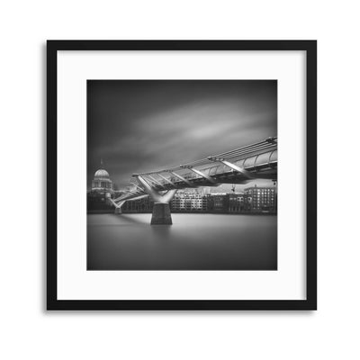 Millennium bridge by Ahmed Thabet Framed Print - USTAD HOME