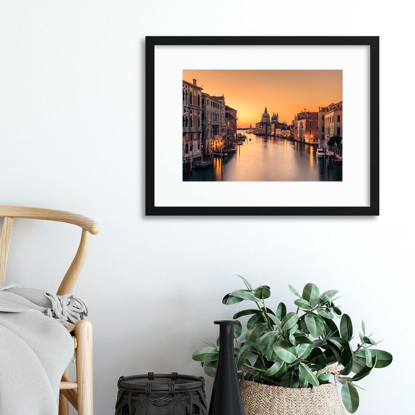 Dawn on Venice by Eric Zhang Framed Print - USTAD HOME