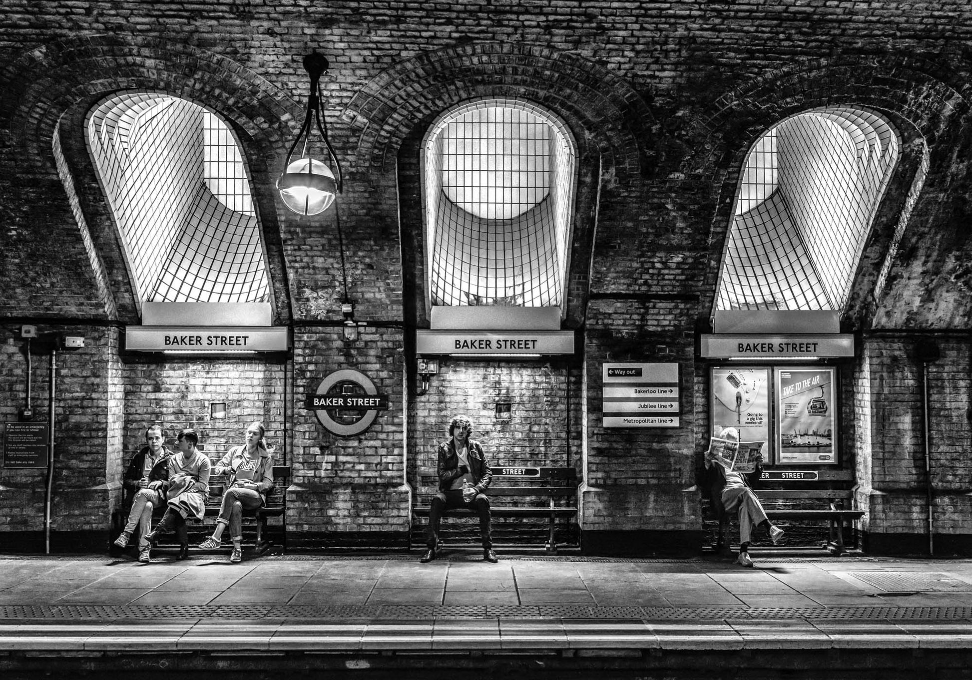 Baker Street by Marc Pelissier Framed Print - USTAD HOME