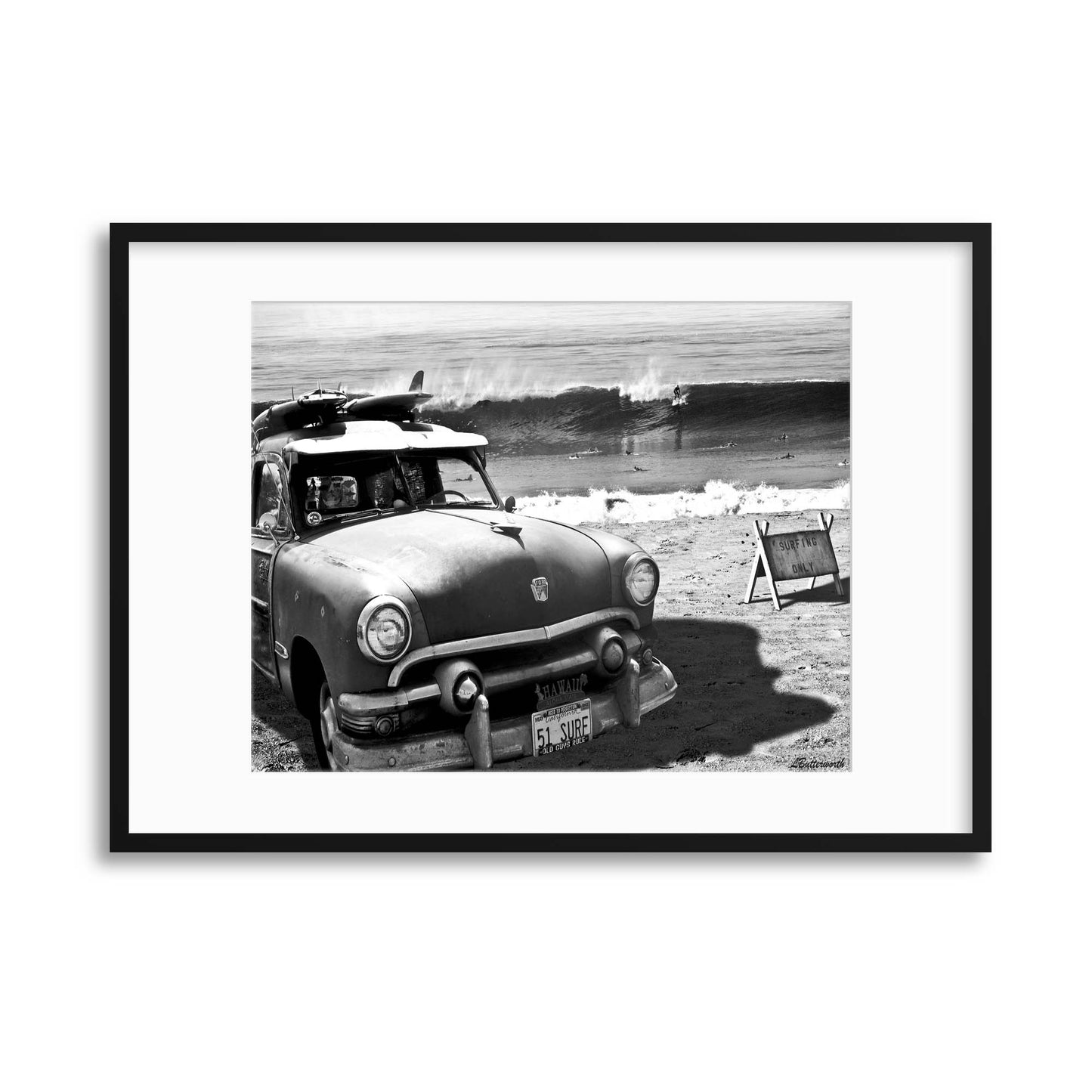 Old Guys Rule by Larry Butterworth Framed Print - USTAD HOME