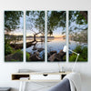 Lake View by Keller Glass Print - USTAD HOME