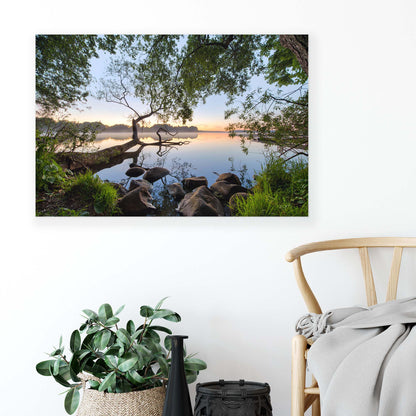 Lake View by Keller Canvas Print - USTAD HOME