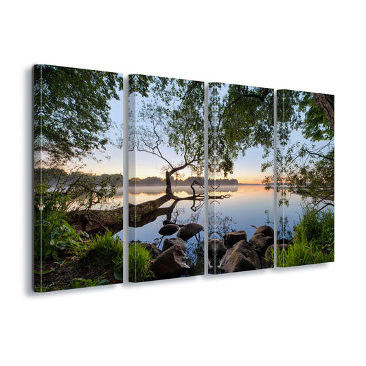 Lake View by Keller Canvas Print - USTAD HOME