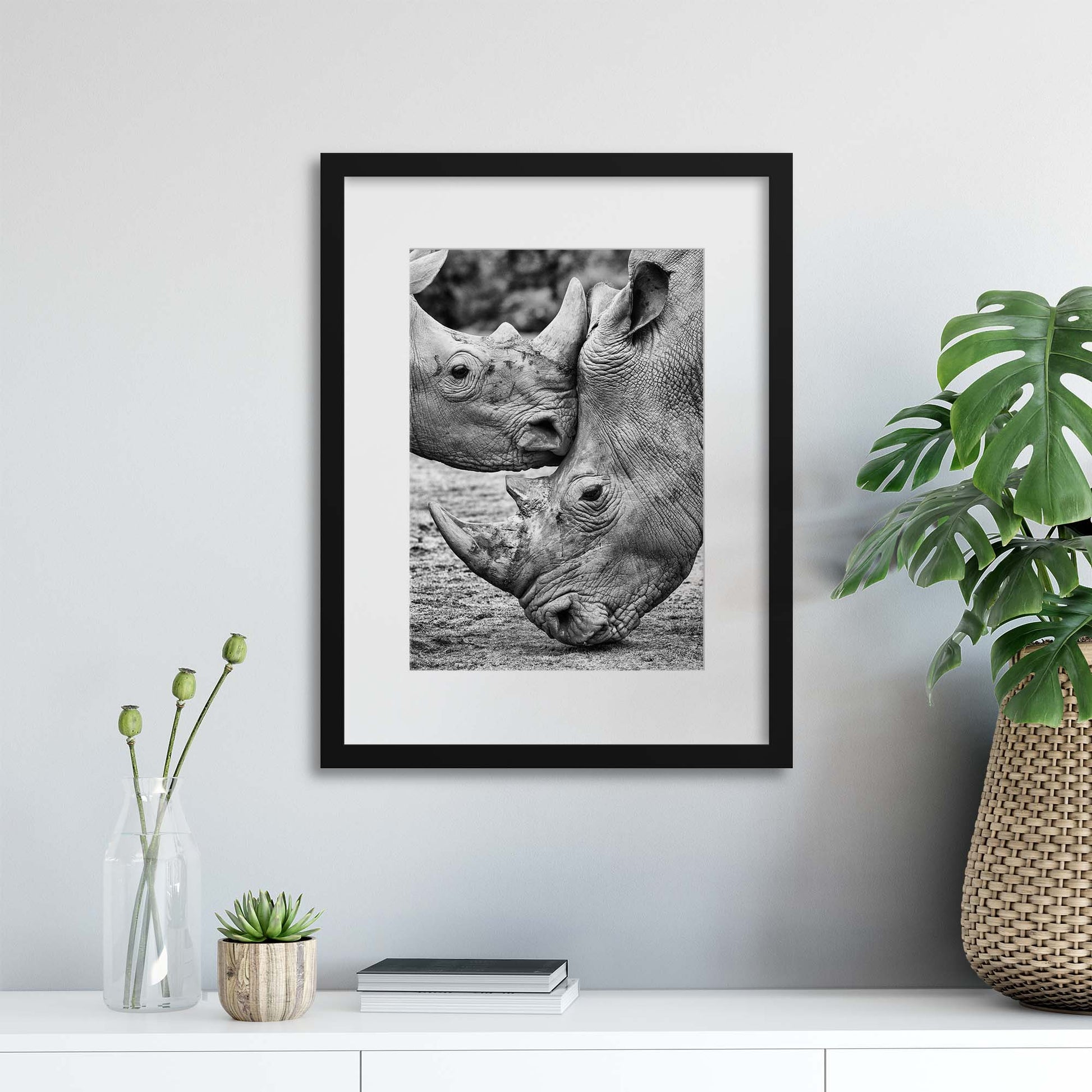 Face to Face by Jesus Concepcion Framed Print - USTAD HOME