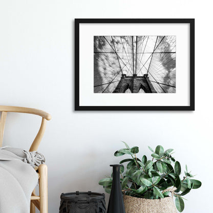 The Bridge by Susumu Nihashi Framed Print - USTAD HOME