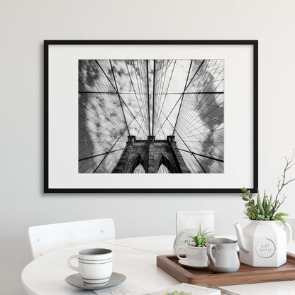 The Bridge by Susumu Nihashi Framed Print - USTAD HOME