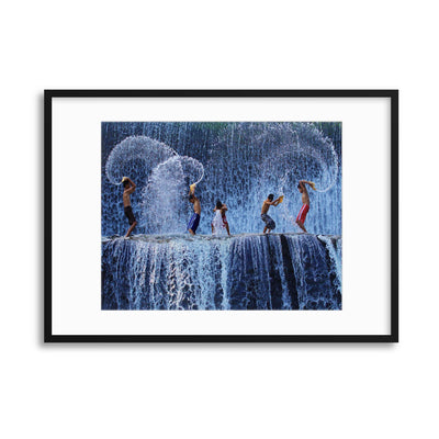 Playing with Splash by Angela Muliani Hartojo Framed Print - USTAD HOME