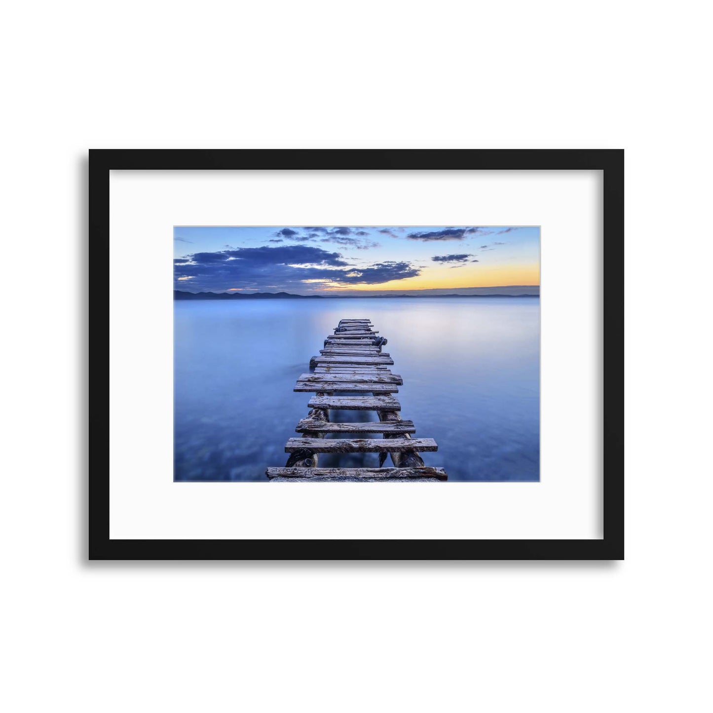 Pier by Srecko Jubic Framed Print - USTAD HOME