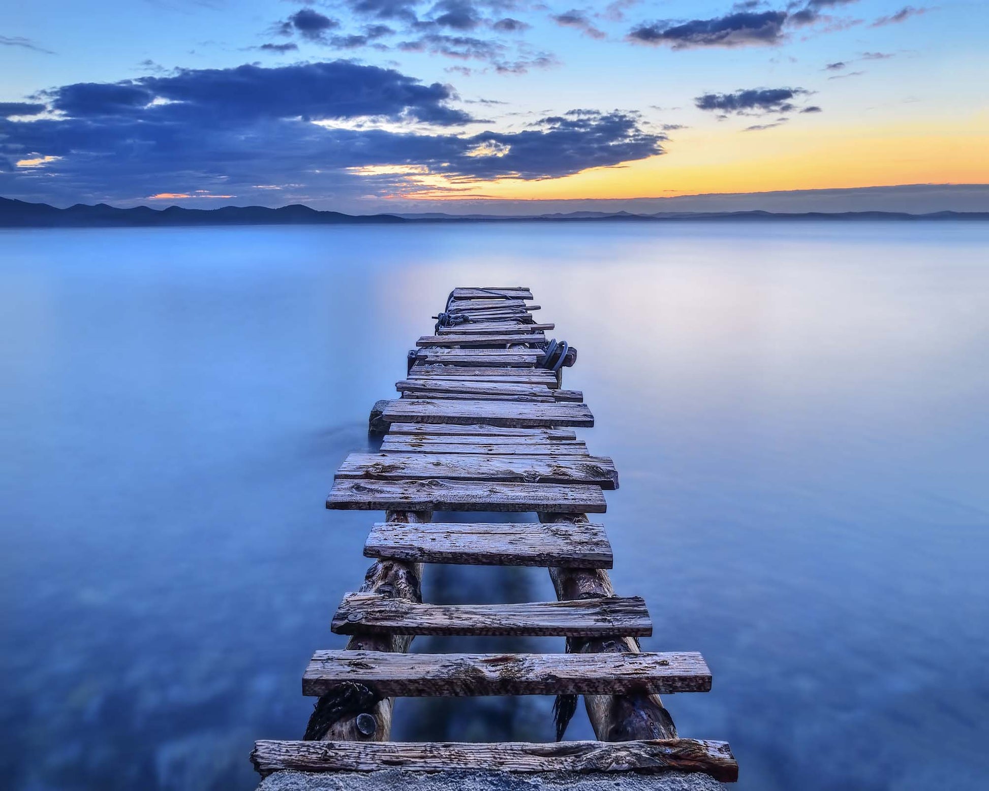 Pier by Srecko Jubic Framed Print - USTAD HOME