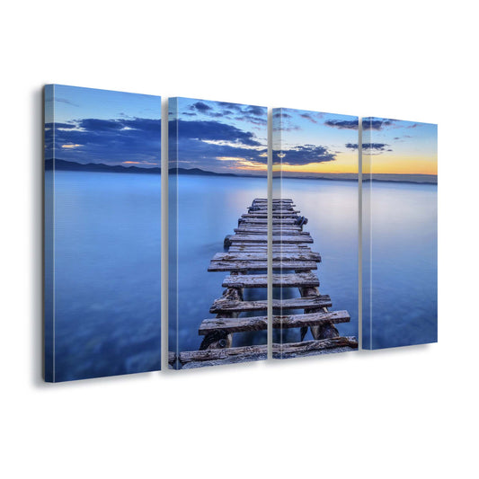 Pier by Srecko Jubic Canvas Print - USTAD HOME