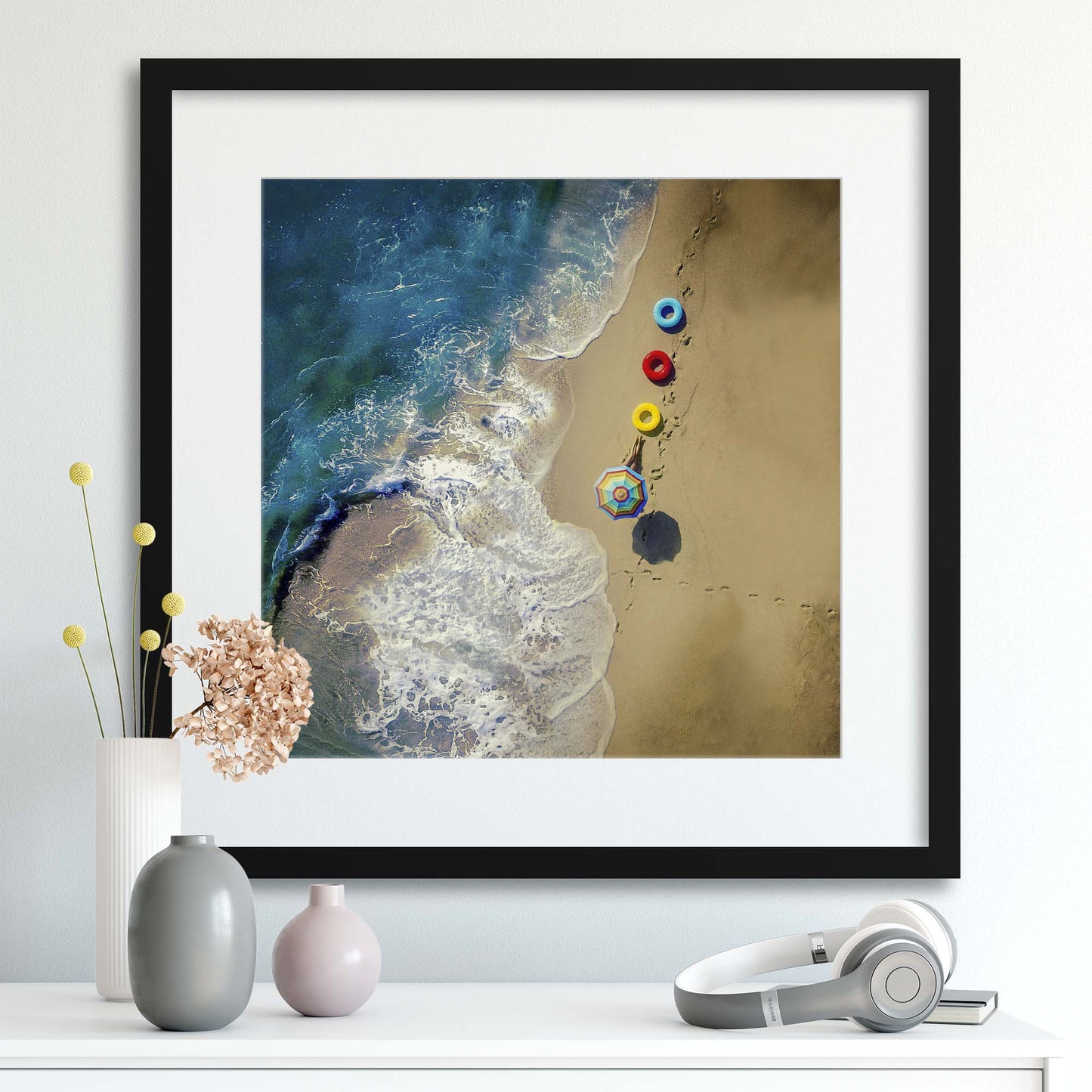 Hi Summer! by Ambra Framed Print - USTAD HOME