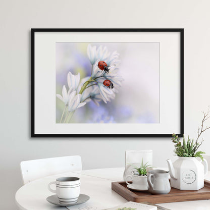 Ladybirds by Ellen van Deelen Framed Print - USTAD HOME