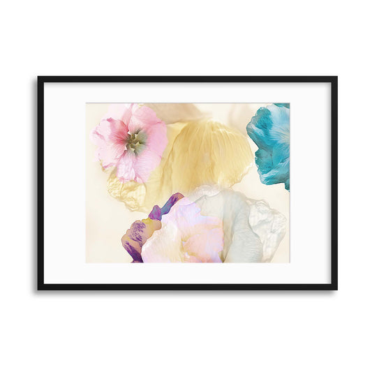 Ethereal Flowers by Ludmila Shumilova Framed Print - USTAD HOME