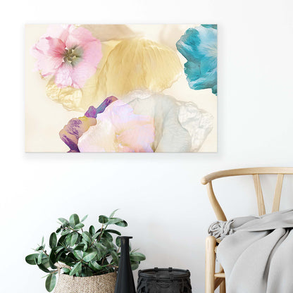 Ethereal Flowers by Ludmila Shumilova Canvas Print - USTAD HOME