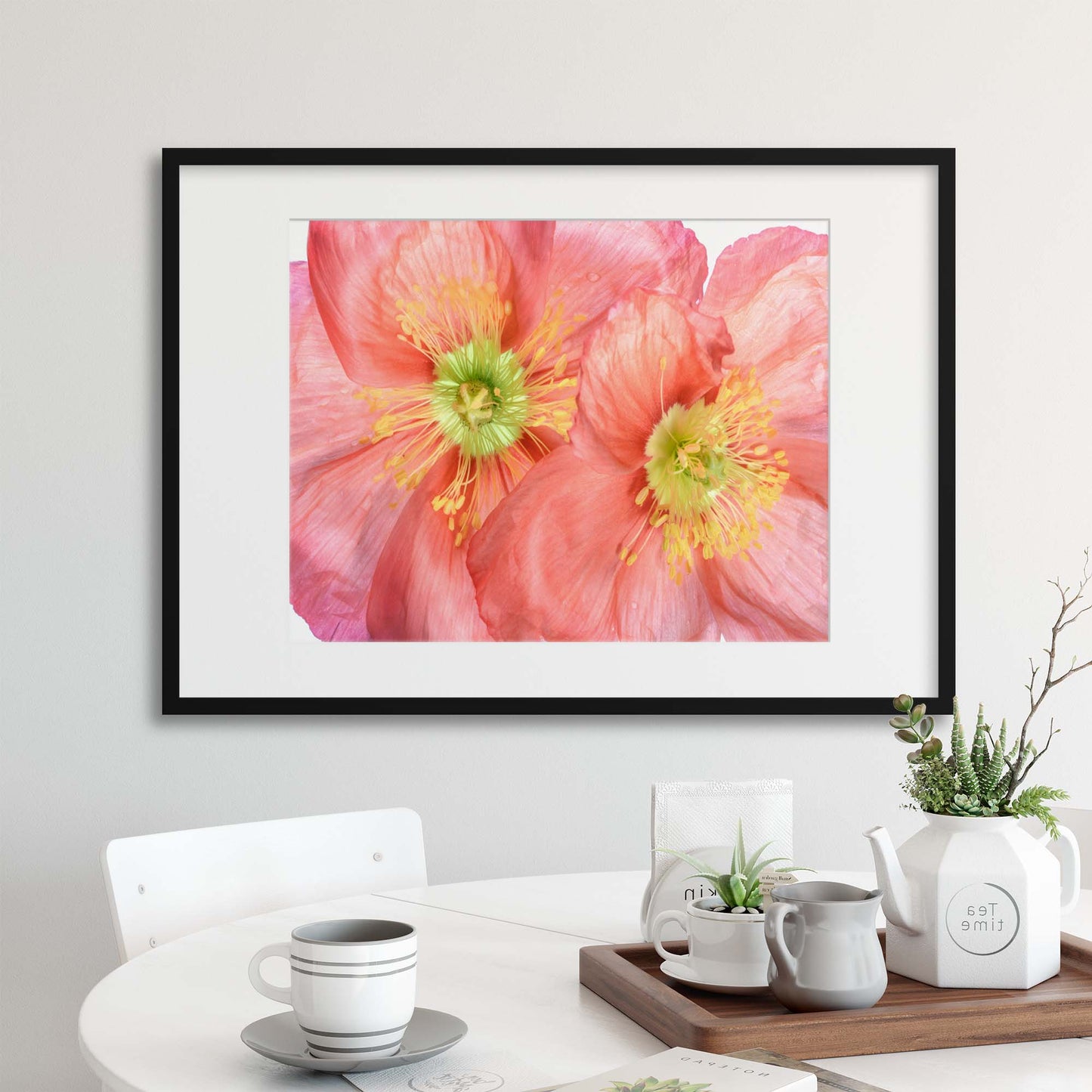 Papaver by Mandy Disher Framed Print - USTAD HOME