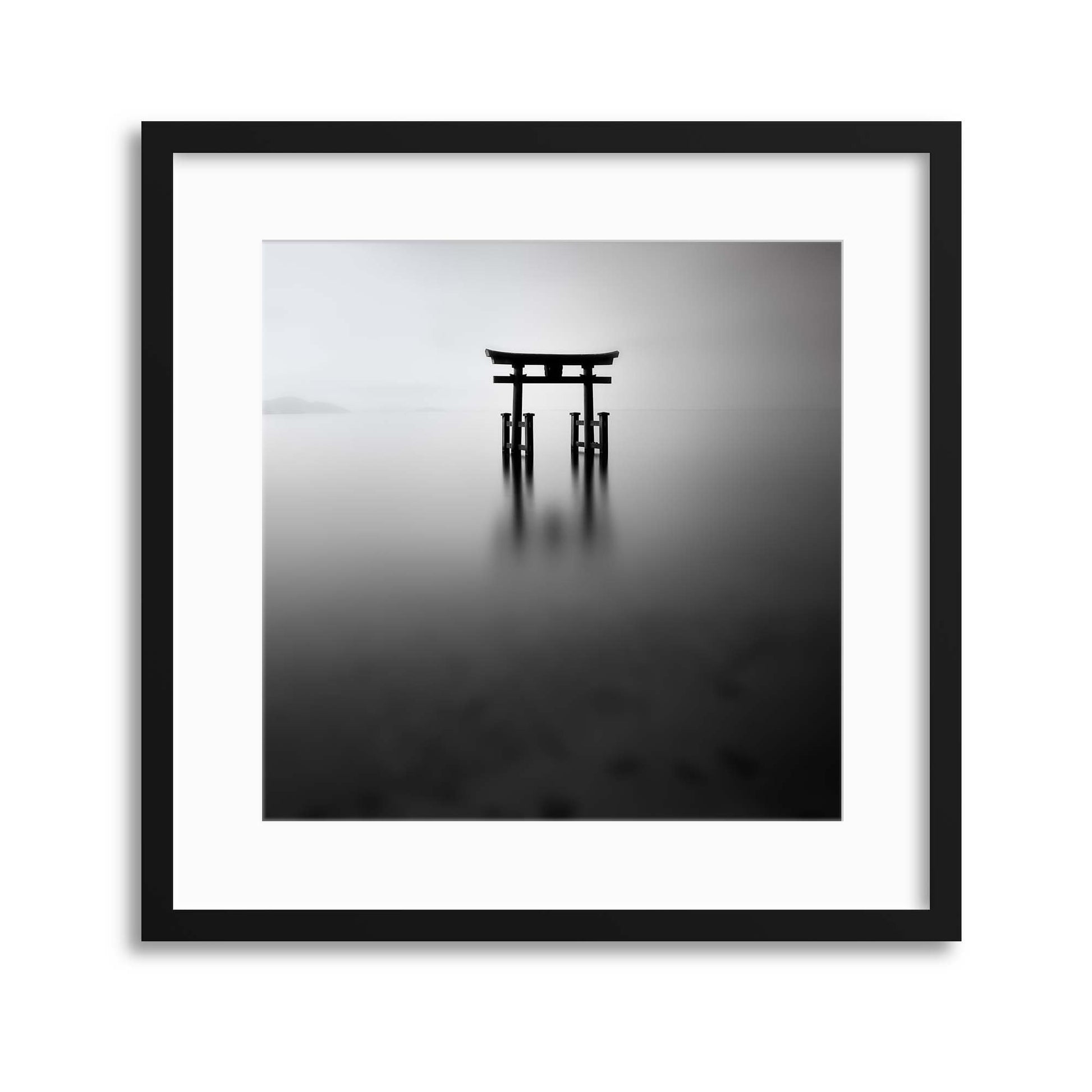 Floating Torii by Yancho Sabev Framed Print - USTAD HOME