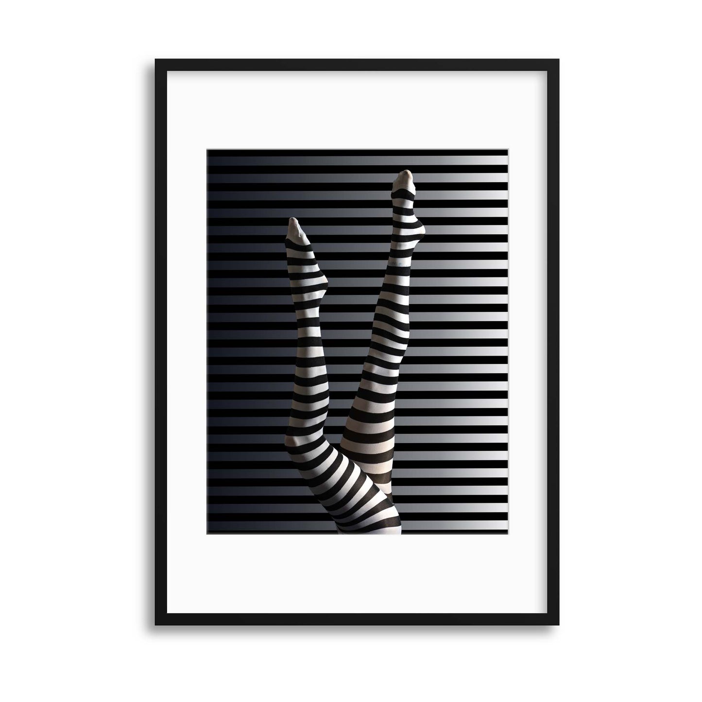 Lines by Erhard Batzdorf Framed Print - USTAD HOME