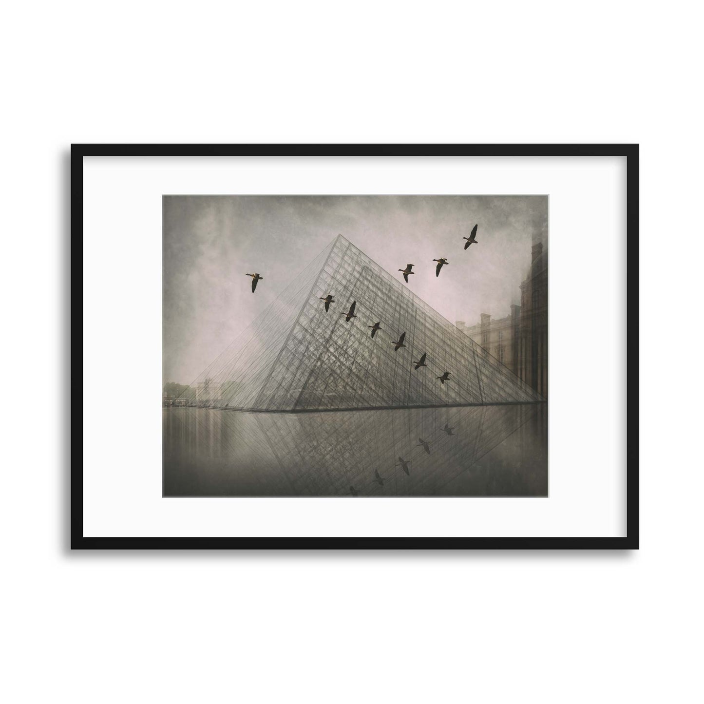Pyramid-Shaped by Roswitha Schleicher-Schwarz Framed Print - USTAD HOME