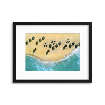 Blue Is Real by Wisam Hassan Framed Print - USTAD HOME