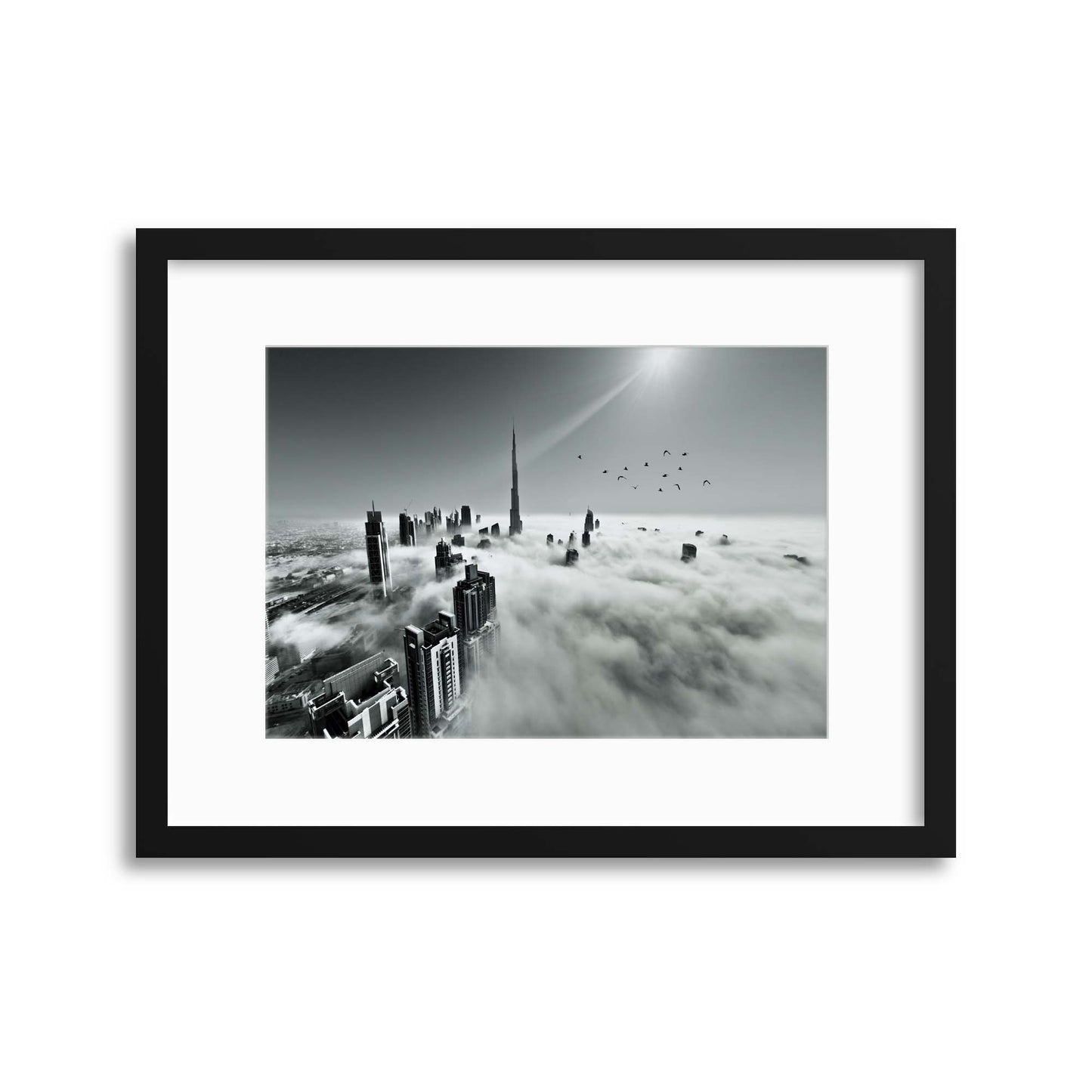 Up Up and Above by Naufal Framed Print - USTAD HOME