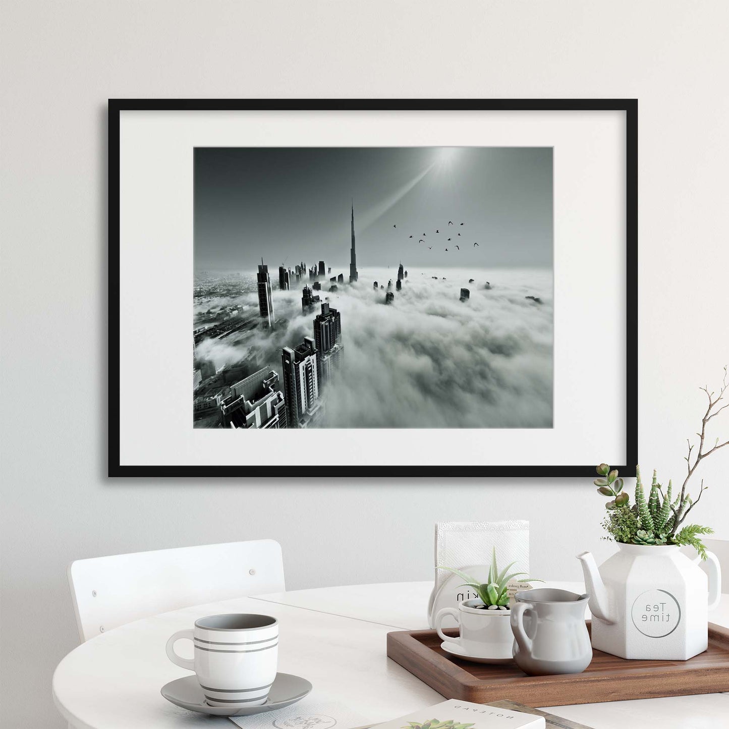 Up Up and Above by Naufal Framed Print - USTAD HOME