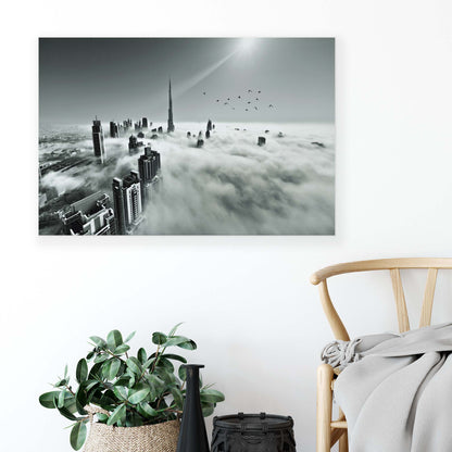 Up up and Above by Naufal Canvas Print - USTAD HOME