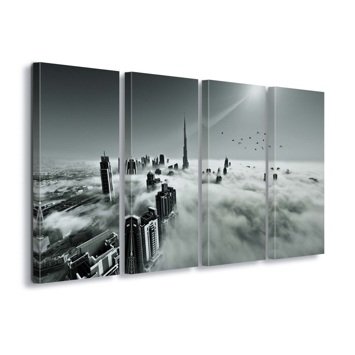 Up up and Above by Naufal Canvas Print - USTAD HOME