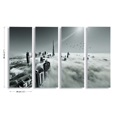 Up up and Above by Naufal Canvas Print - USTAD HOME