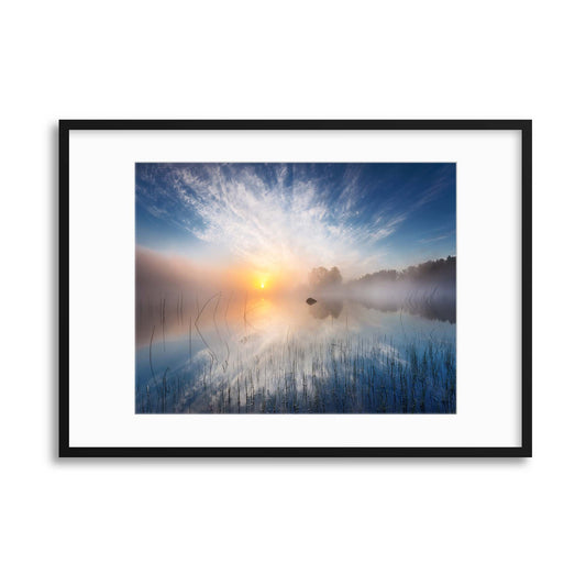 Reflection by Martin Lutz Framed Print - USTAD HOME