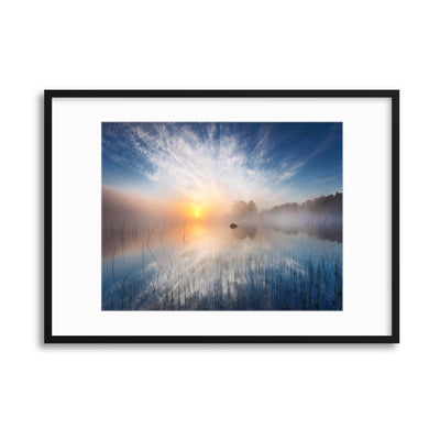 Reflection by Martin Lutz Framed Print - USTAD HOME