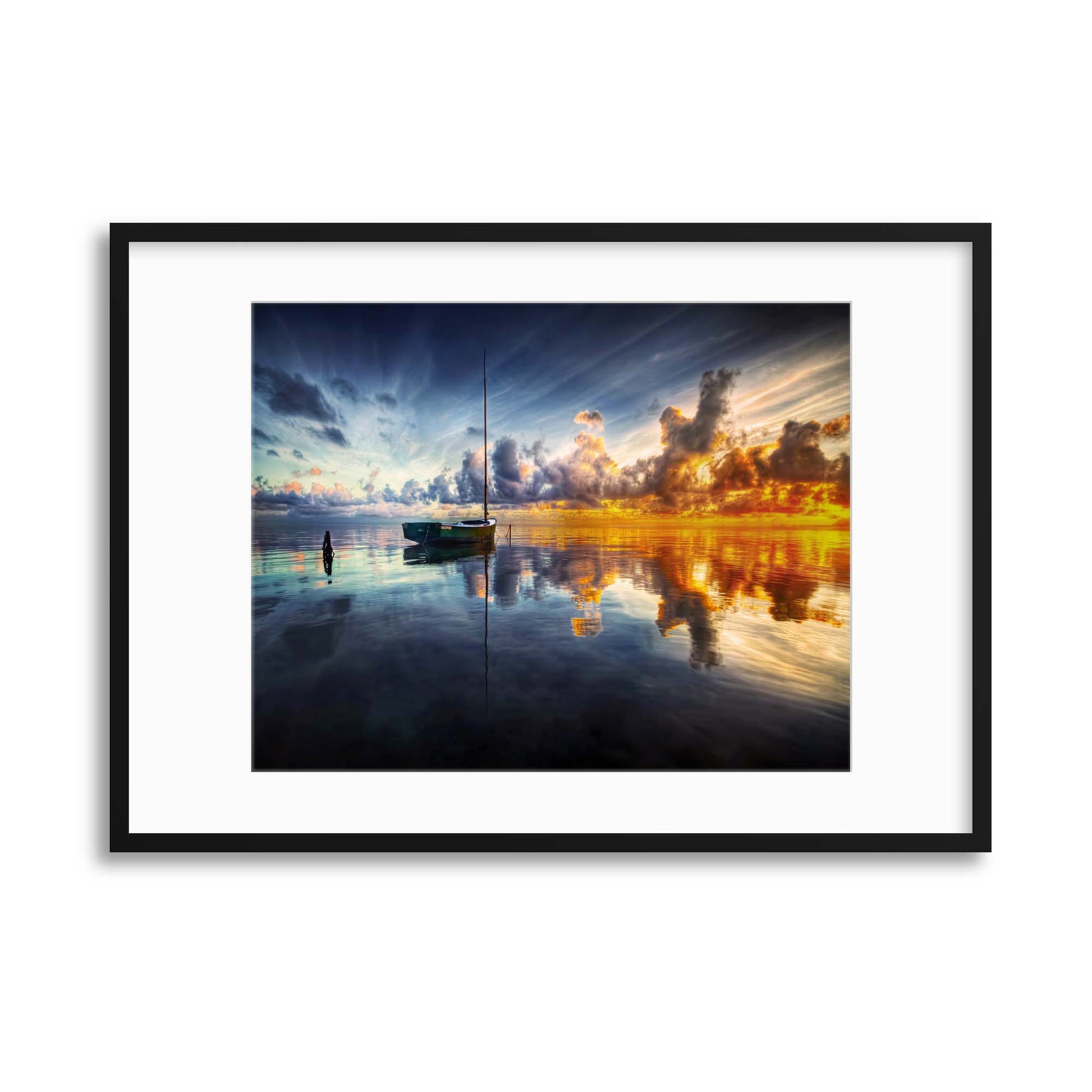 A Time For Reflection by Mark Yugawa Framed Print - USTAD HOME