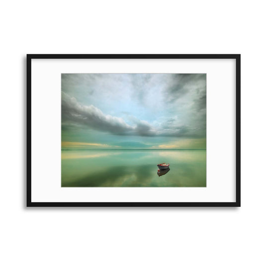 Boat by Krzysztof Browko Framed Print - USTAD HOME