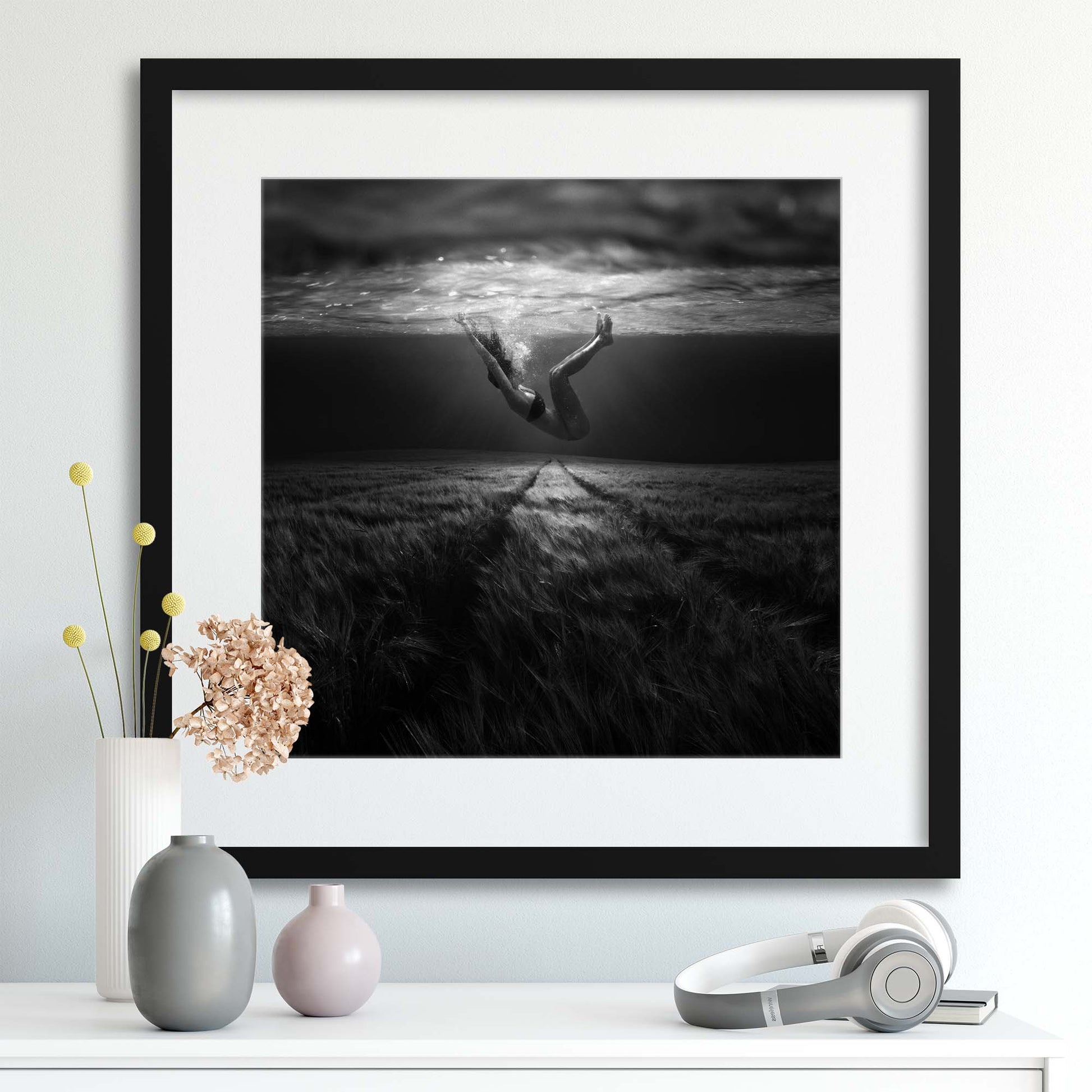 Underwaterlandream by Peter Majkut Framed Print - USTAD HOME