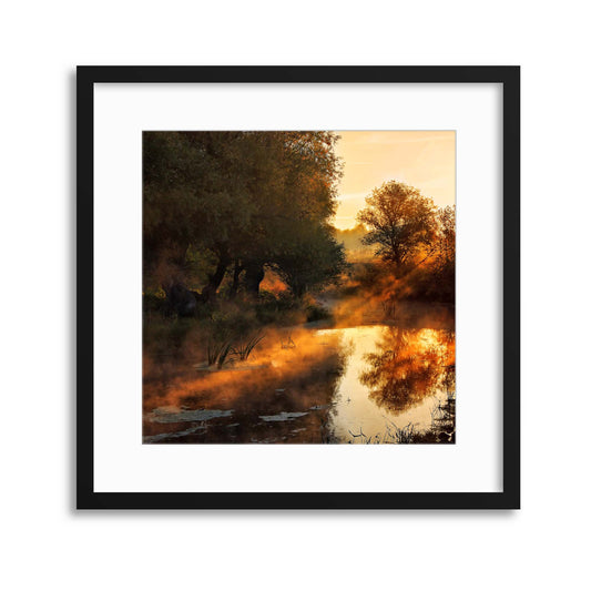 When nature paints with light I by Leicher Oliver Framed Print - USTAD HOME