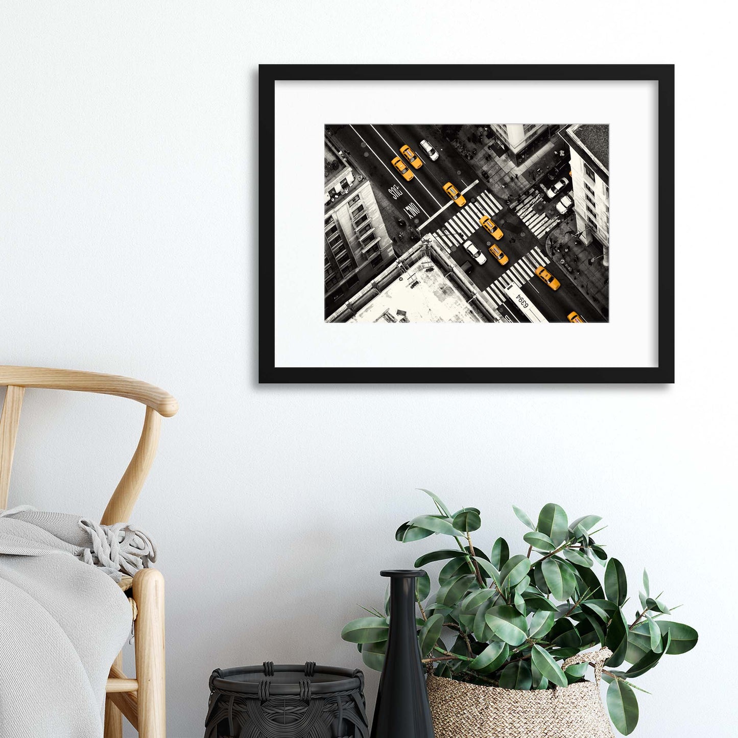 Yellow Flow by Stefan Kloren Framed Print - USTAD HOME