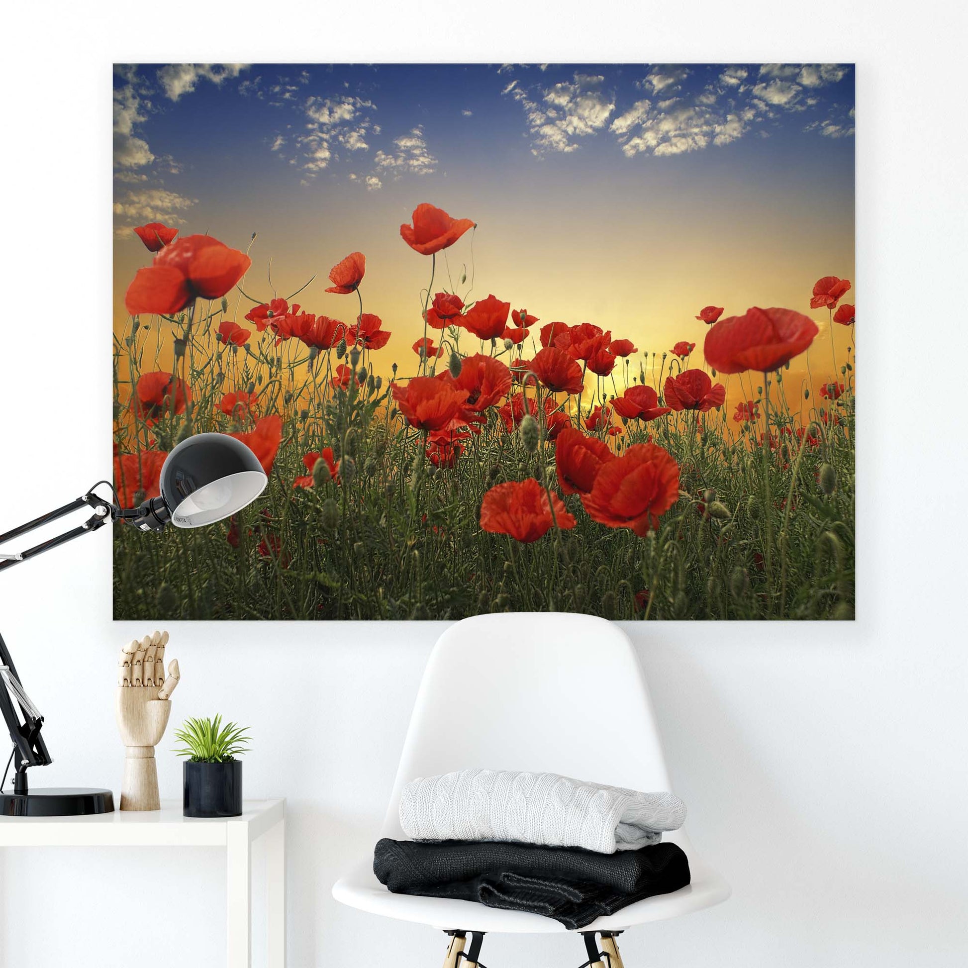 Poppies by Albena Markova Canvas Print - USTAD HOME