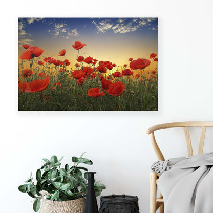 Poppies by Albena Markova Canvas Print - USTAD HOME