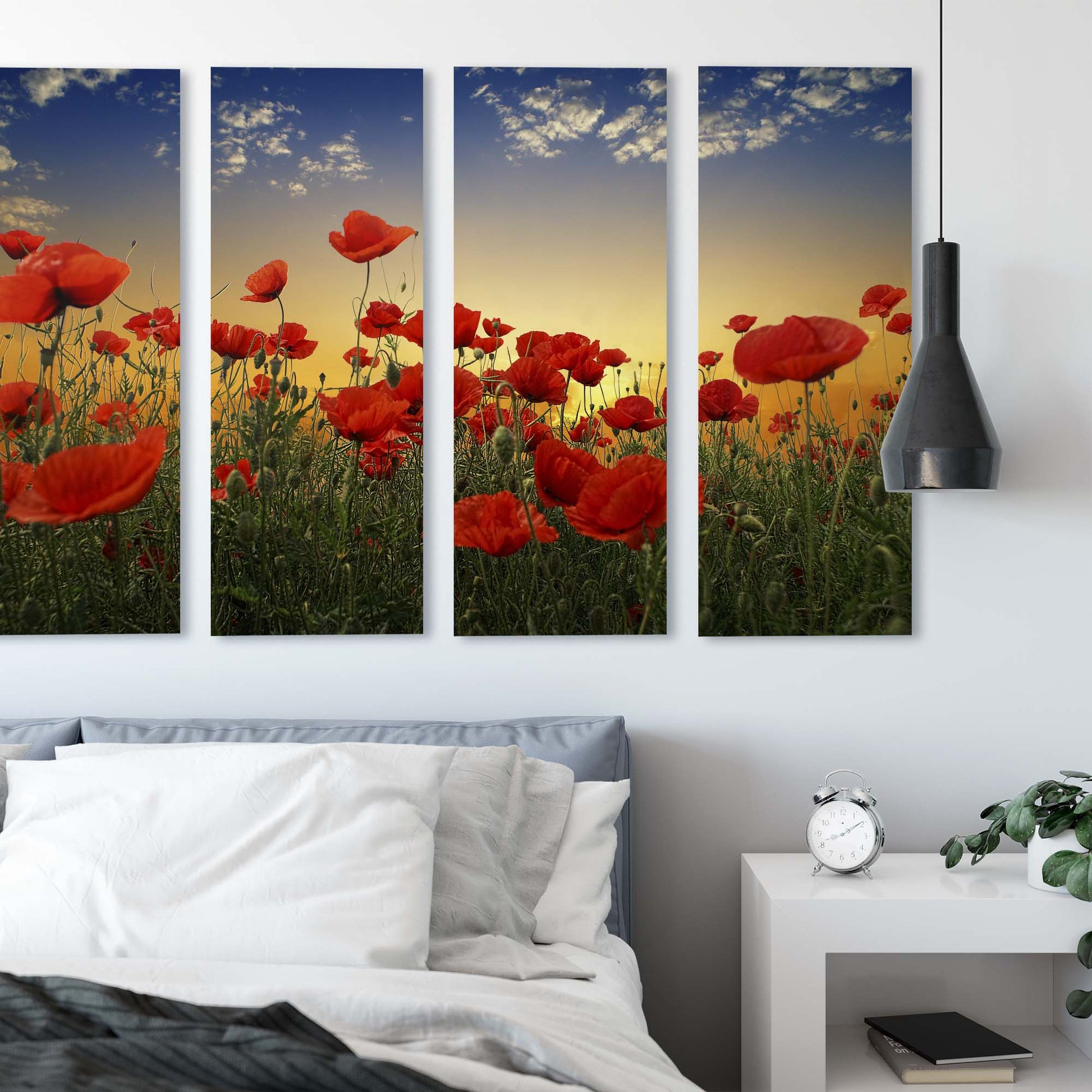 Poppies by Albena Markova Canvas Print - USTAD HOME