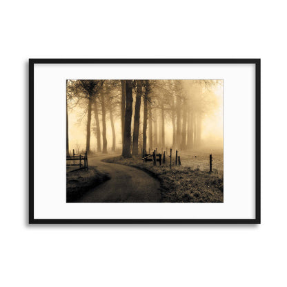Road to Nowhere... by Petra Oldeman Framed Print - USTAD HOME
