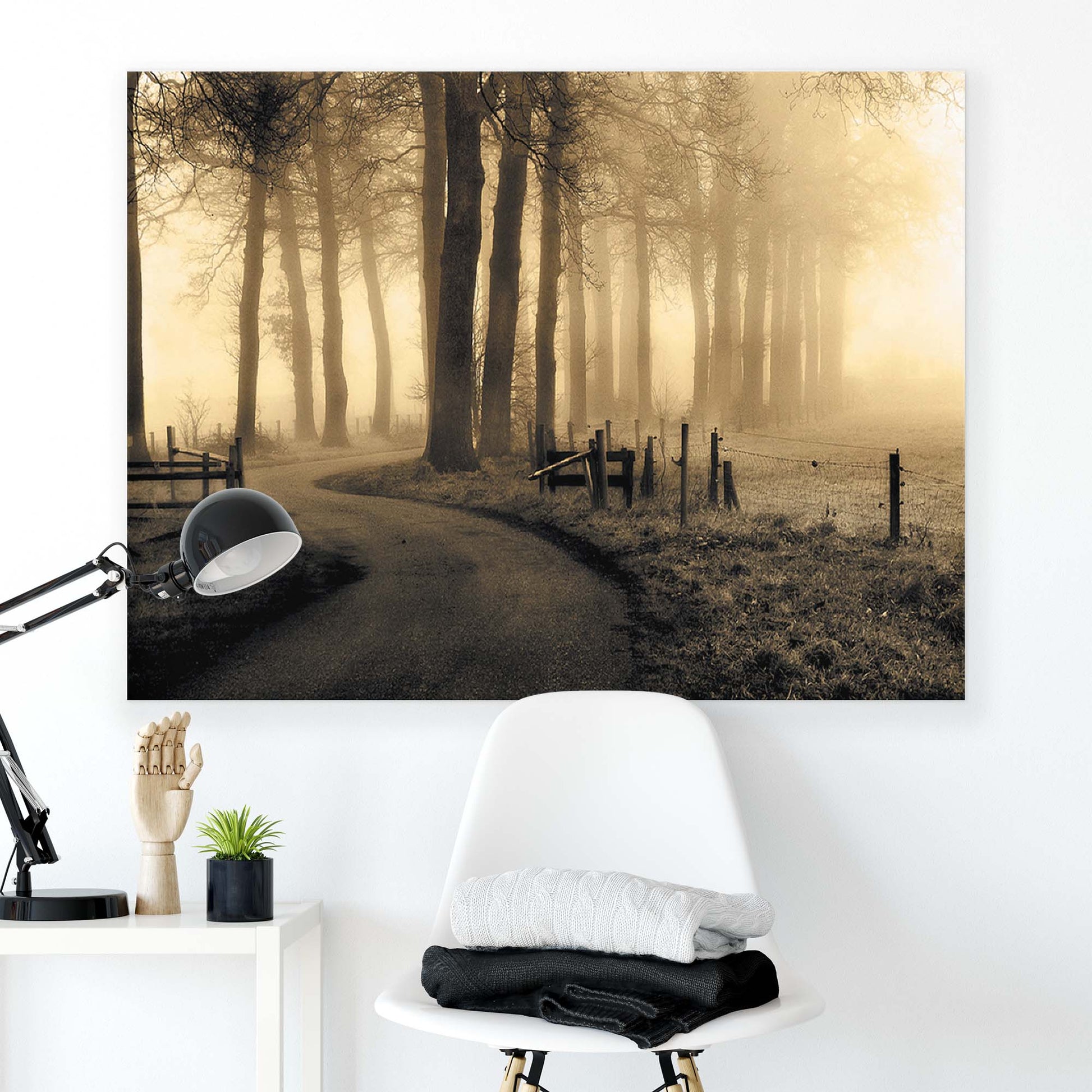 Road to Nowhere... by Petra Oldeman Canvas Print - USTAD HOME