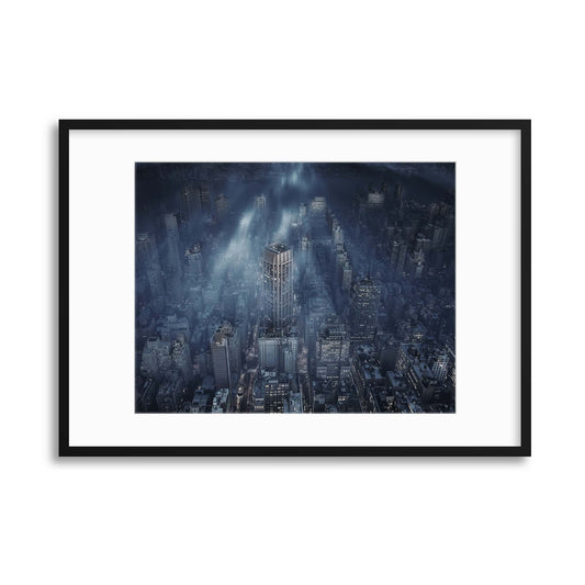 NYC by Leif L&oslash;ndal Framed Print - USTAD HOME