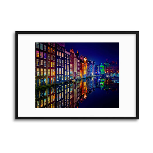 Amsterdam by Juan Pablo Framed Print - USTAD HOME