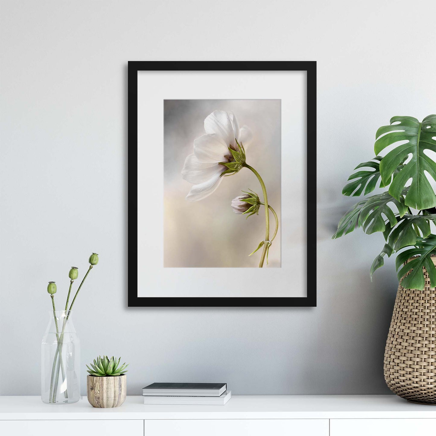 Heavenly Cosmos by Mandy Disher Framed Print - USTAD HOME