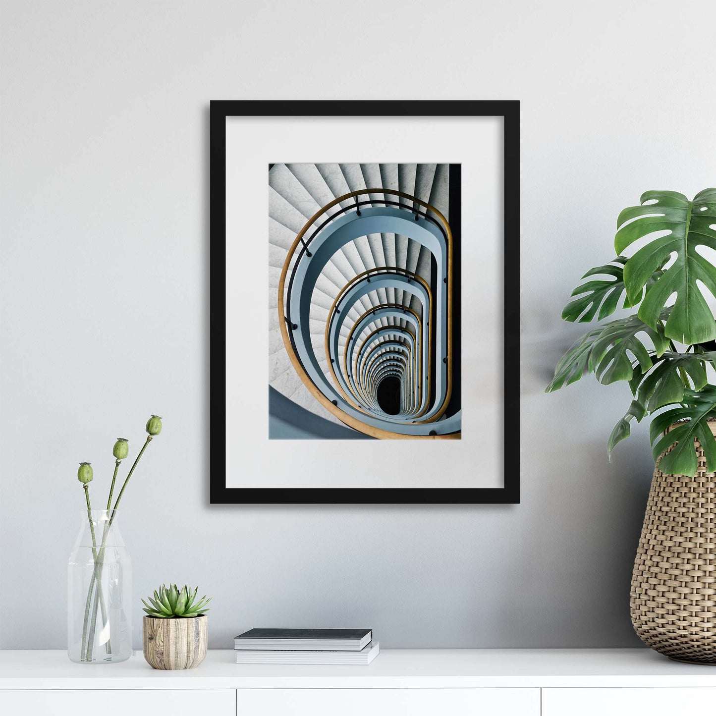 Black Hole by Jef Framed Print - USTAD HOME