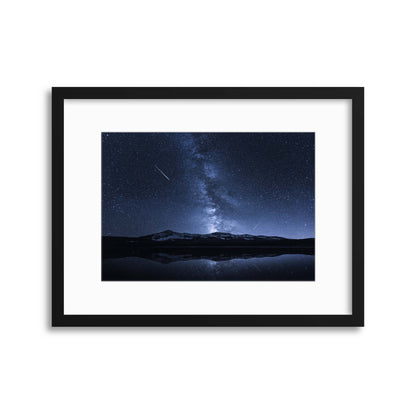 Galaxies Reflection by Toby Harriman Framed Print - USTAD HOME