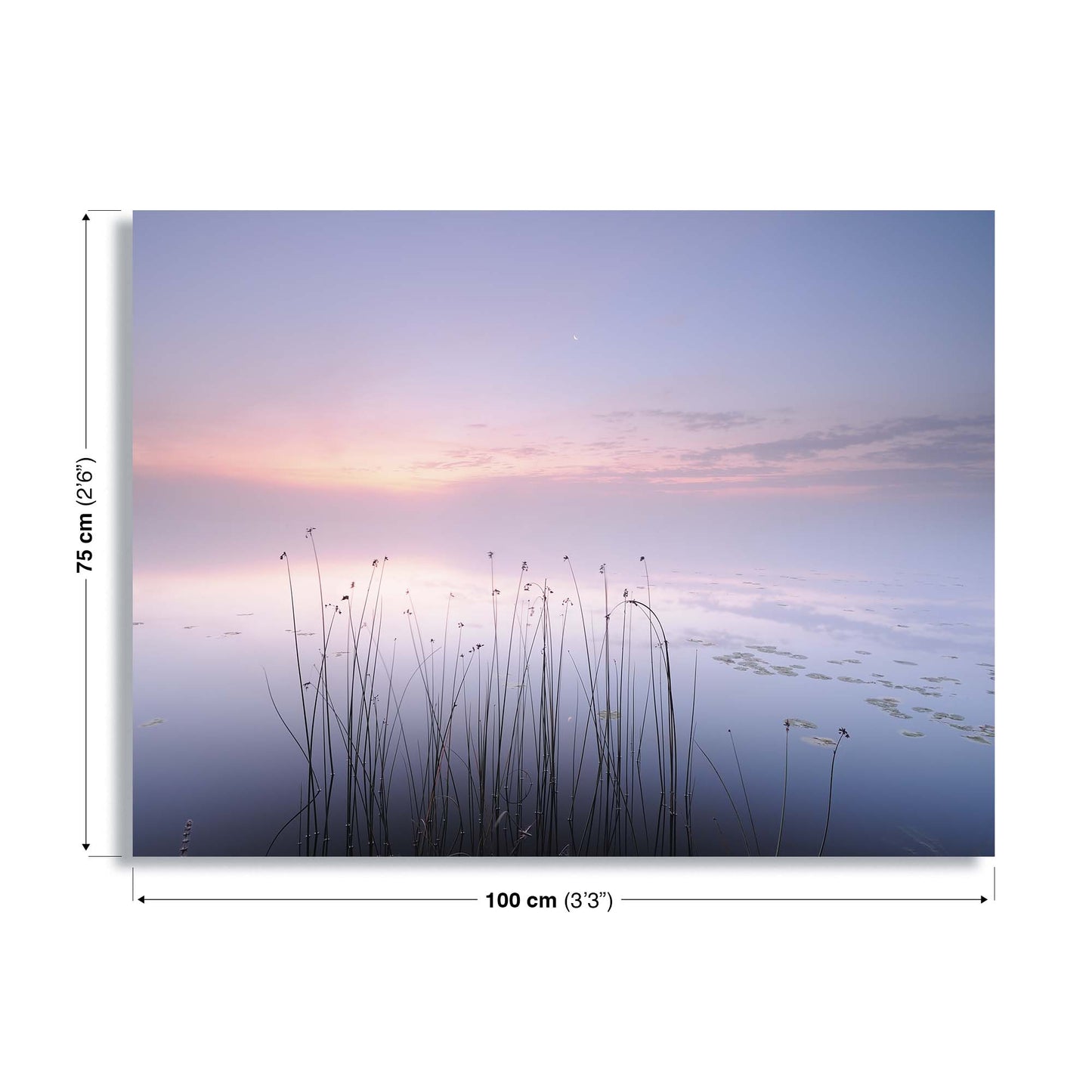 Lake by Keller Canvas Print - USTAD HOME