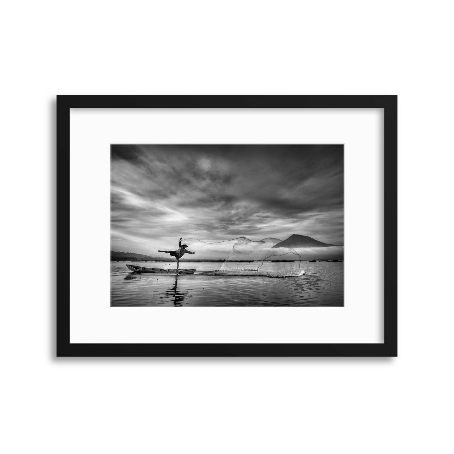 Man Behind the Nets by Arief Siswandhono Framed Print - USTAD HOME