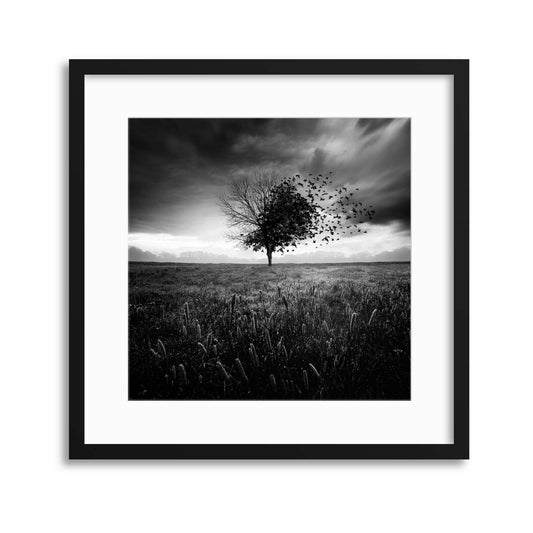 Illusion d'un Printemps Perdu by Sebastien del Grosso Framed Print - USTAD HOME