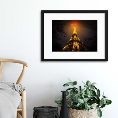 La Tour Eiffel by Clemens Geiger Framed Print - USTAD HOME