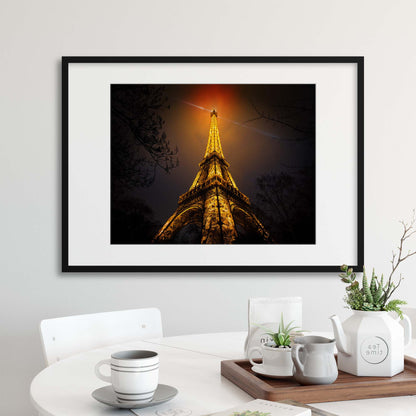 La Tour Eiffel by Clemens Geiger Framed Print - USTAD HOME